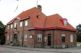 CHJ (Kristianstad – Hässleholms Järnvägar) station, gatusidan, Åhus 050803